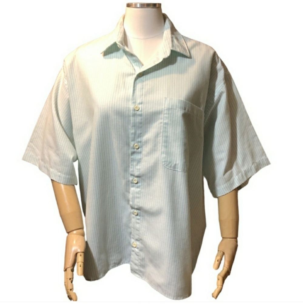 ESPRIT Vintage Campus Collection Striped Button Front Shirt RARE Vintage EUC!